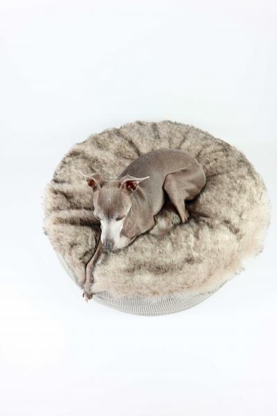 Orthopädisches Hundebett FiouStar Aspen Cord Grey